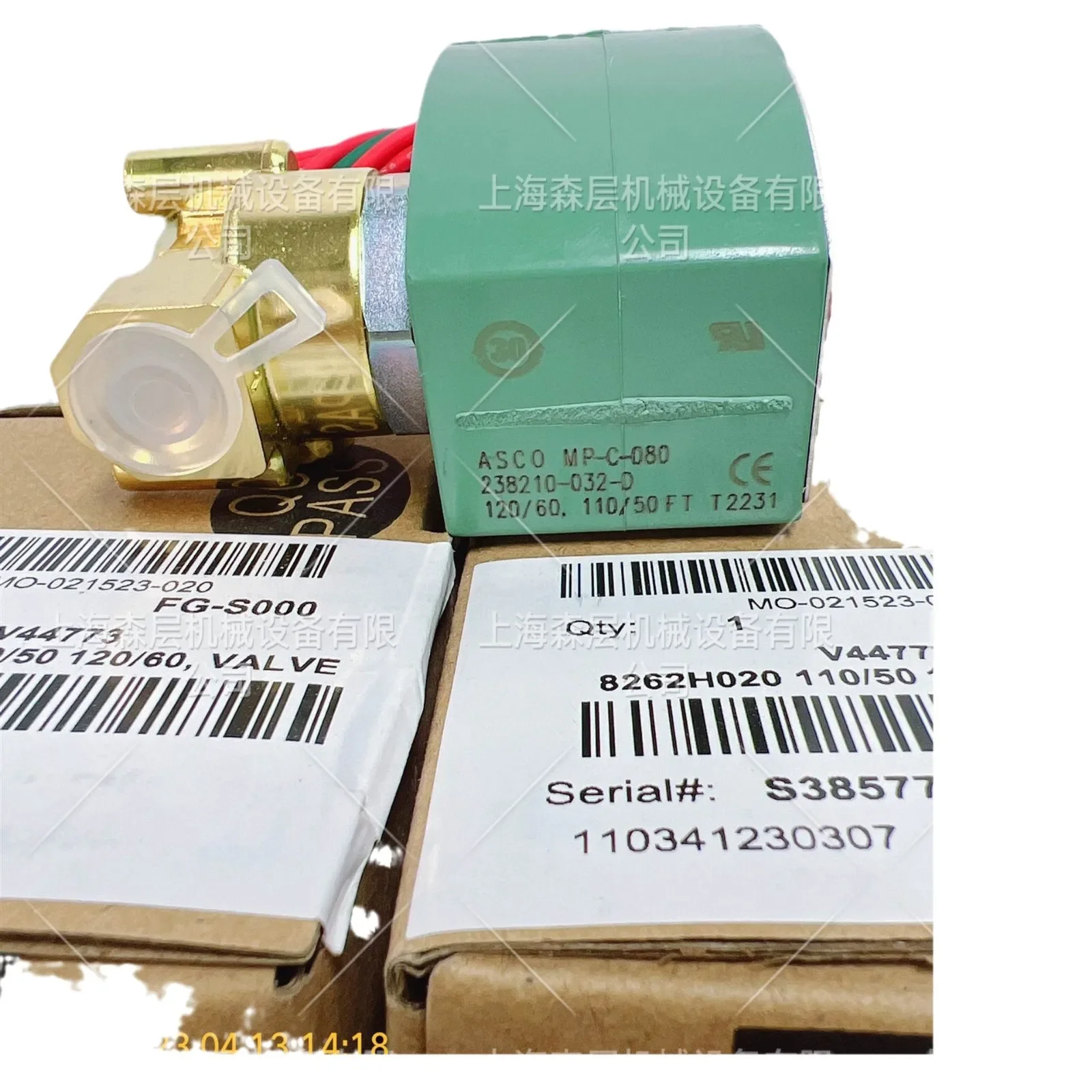 Фото Новый оригинальный электромагнитный клапан ASCO SCG531C001MS от Shanghai Senlayer, в наличии большое количество, модель 2026 года №1