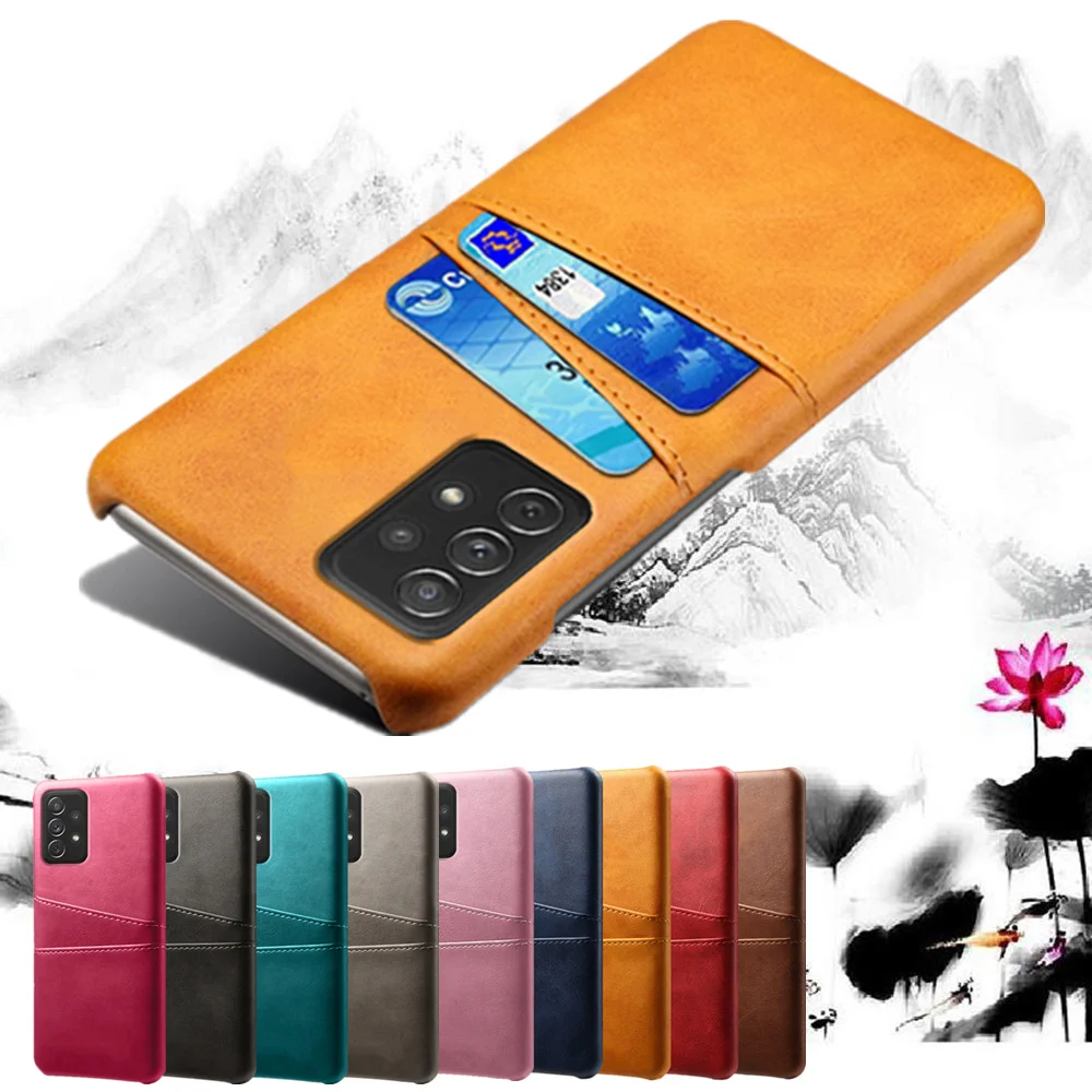 

Wallet Case For Galaxy A53 5G Slim Vintage Synthetic Leather Cover For Samsung Galaxy A53 A52 A72 A51 A71 A32 A31 A23 A22 A12