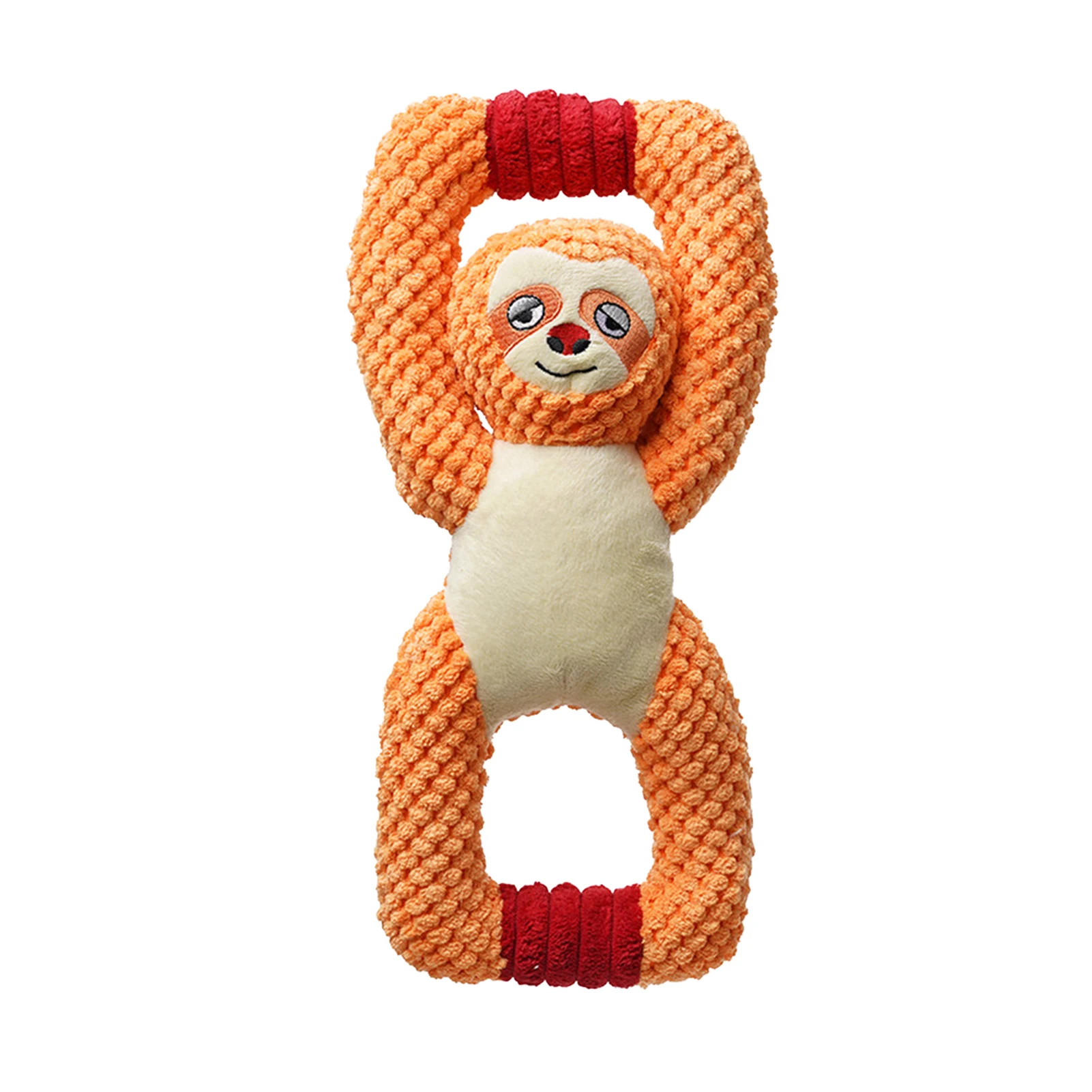 

Teething Puppies Medium Large Wear Resistant Animal Character For Pets Cute Interactive Dog Toys Squeaky Plush Golden Retriever