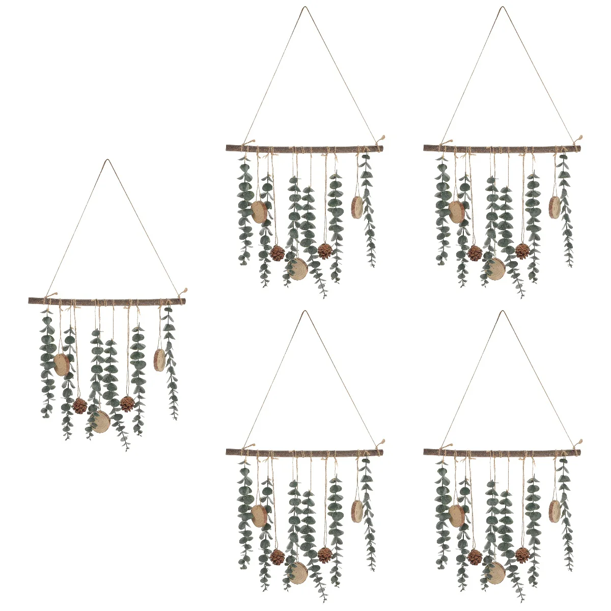 

5 шт., настенный кулон в виде листьев