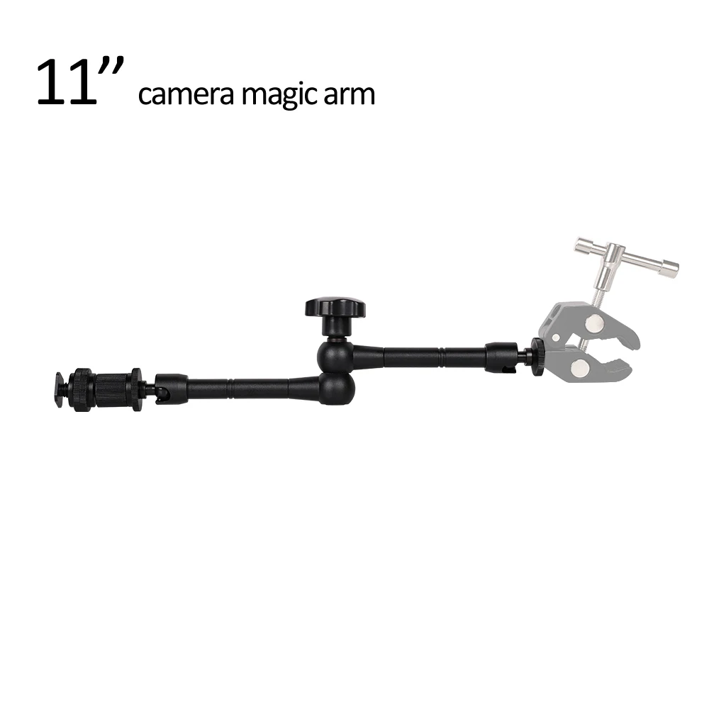 

11"In Aluminium Adjutable Articulating Magic Arm for Camcorder LCD Monitor Flah Light tand DLR Photography LightingsTT