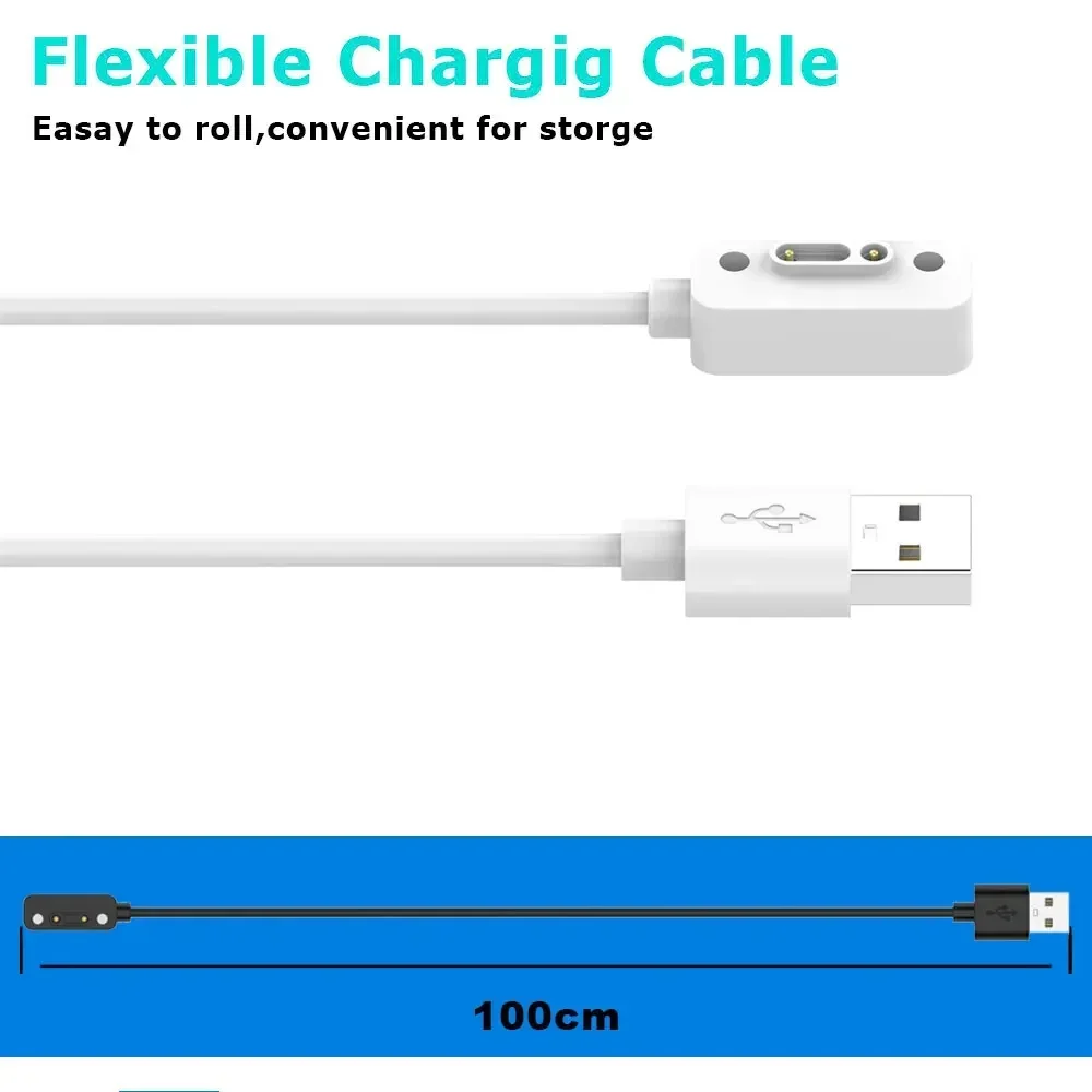 Фото Магнитный USB-кабель для зарядки детских часов Xplora X6 Play X6 pro, зарядное устройство для умных часов, адаптер питания №4