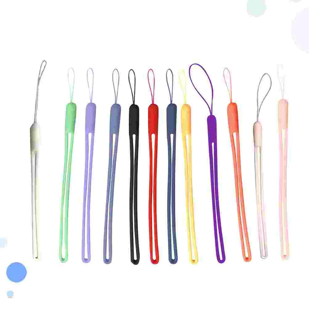 

Wrist Lanyard Strap Straps Hand Charm Mobile Key Cell Keys Silicone Diy Accessories Chain Lanyards Tablet Holder Hanging Neck Pc