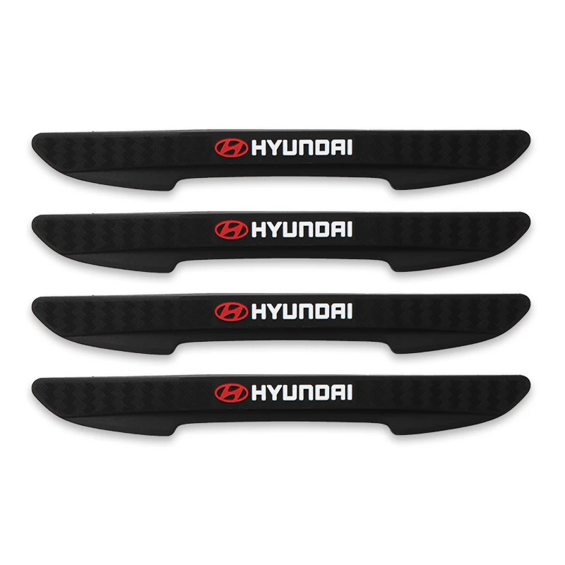 

4pc Car Sticker Side Door Edge Protector Protective Strip for Hyundai Santa Sonata Solaris Azera Creta I20 30 Ix25 IX35