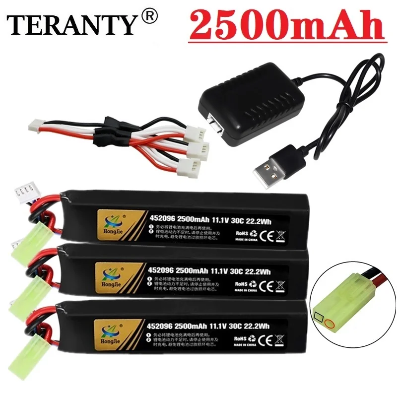 

Зарядное устройство Lipo 11,1 В для водяного пистолета, 11,1 В, 3S, 2500 мАч