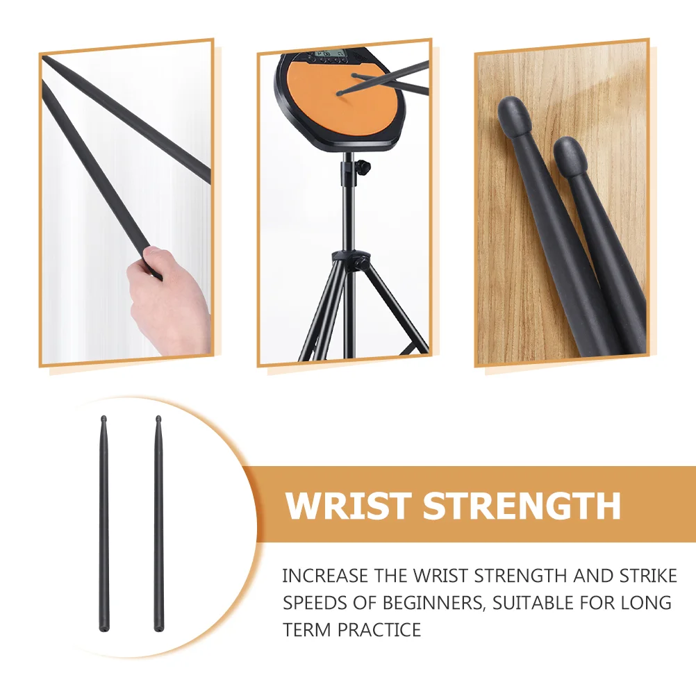 Барабанная палочка ударный инструмент из углеродного волокна черные джазовые