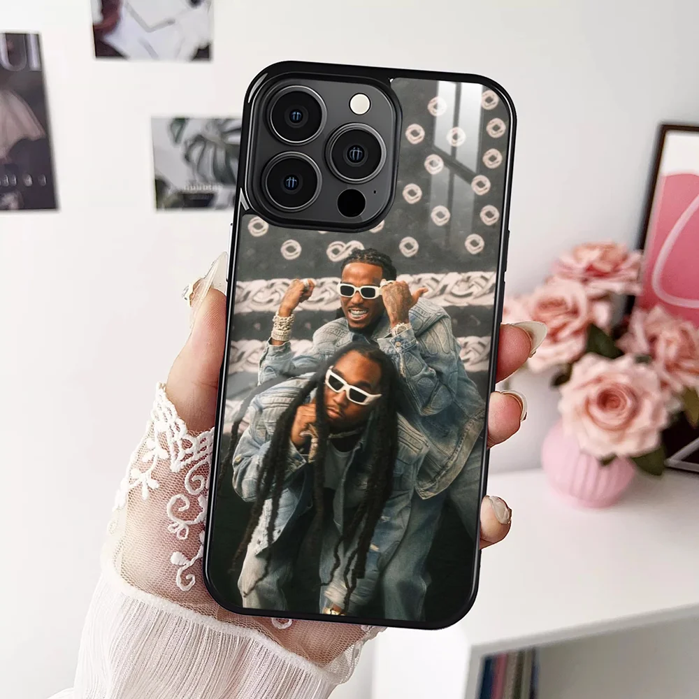 Чехол для телефона M-Migos Quavo Rapper iPhone 16 15 14 13 12 11 Pro Xs Max Mini Plus противоскользящий
