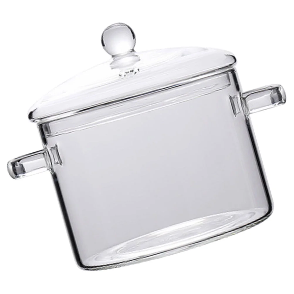 

High Borosilicate Glass Stew Pot Large Capacity Instant Noodle Pot Baby Food Stew Cooker