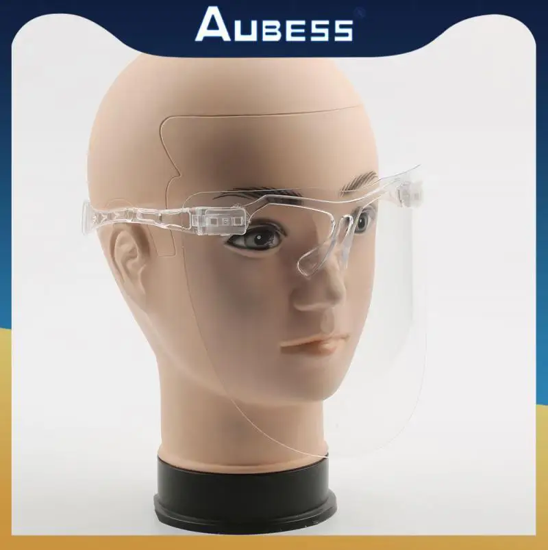 

Новинка 2020, модные супер большие линзы, прозрачная защитная маска, подходит для езды на открытом воздухе и фото, дышащая