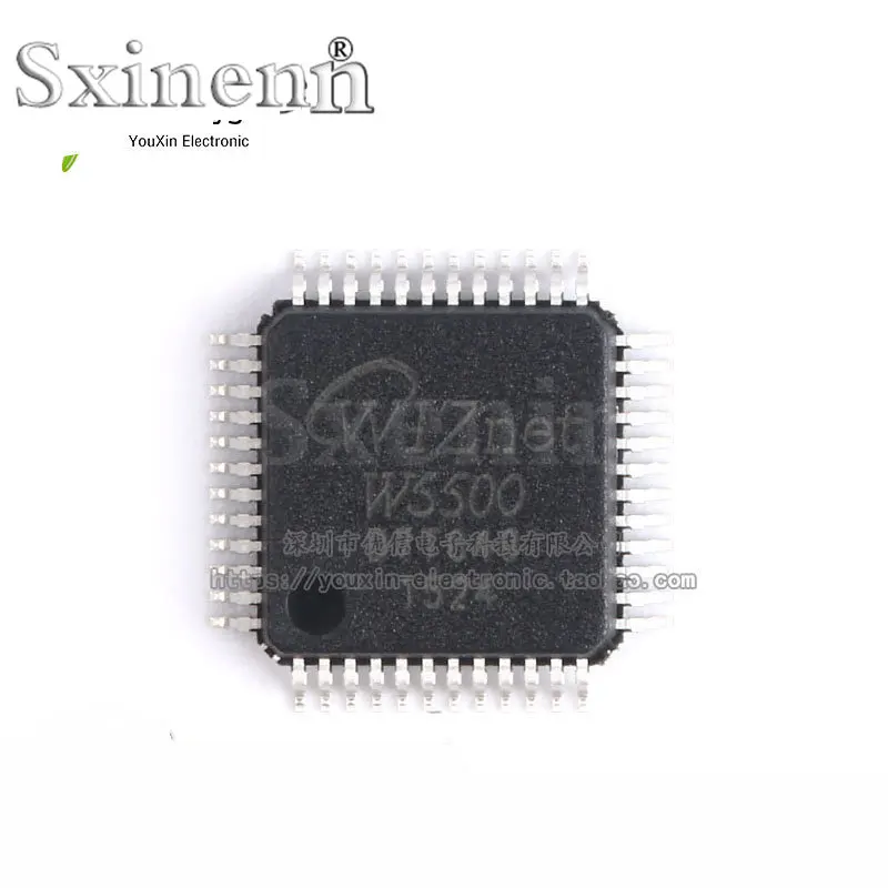 

10PCS Original Authentic LQFP48 W5500 Microcontroller Ethernet Hardware TCP IP Protocol Stack