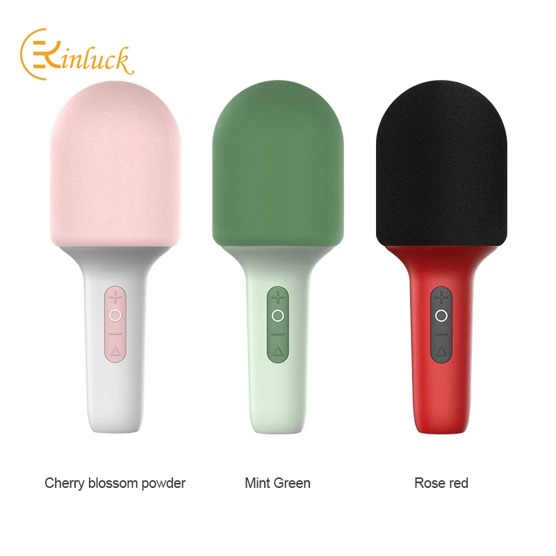 

Kinglucky k10 wireless microphone K song microphone audio integrated K song Bao live Bluetooth wireless condenser microphone