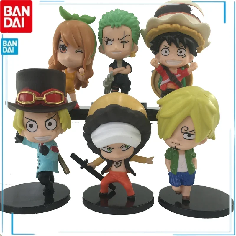 

BANDAI ONE PIECE Monkey D. Luffy Nami Roronoa Zoro Action Figures Model Genuine Anime Figures Model Collection Hobby Gifts Toys