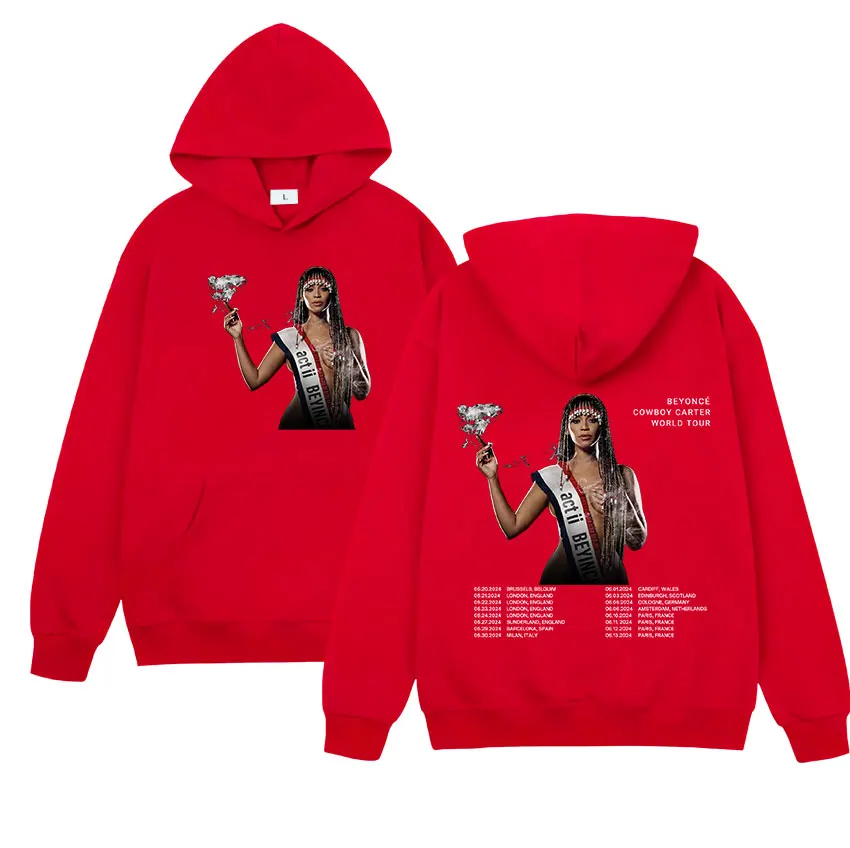 Бейонсе Ковбой Картер World Tour 2025 Новый альбом Толстовка Мужчины Женщины мода
