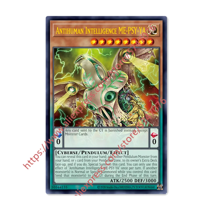 

Искусственная интеллектуальная игрушка Yu Gi Oh, японские английские игрушки DIY, хобби, коллекционные предметы, коллекционная игра