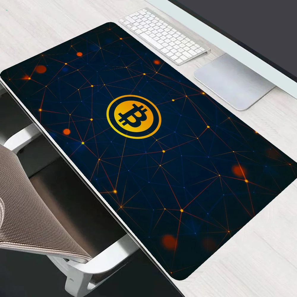Коврик для мыши Биткоин игровой коврик ПК настольных компьютеров Офисные