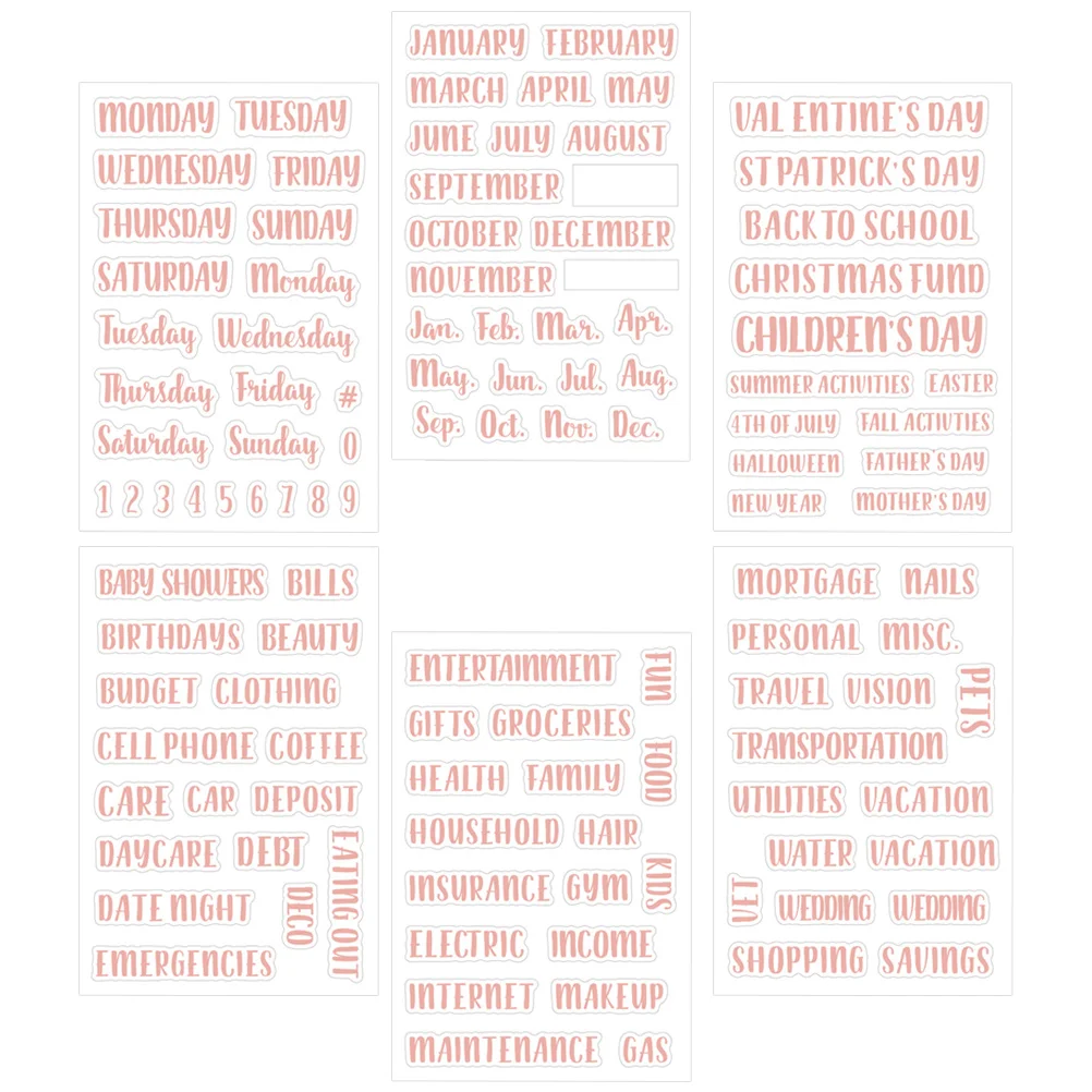 117 шт. денежный конверт из розового золота наклейка-переплет маленькие этикетки