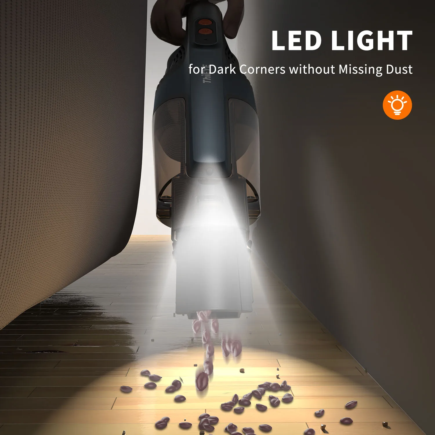 Беспроводной автомобильный пылесос ThiEYE портативный перезаряжаемый 10000 Па