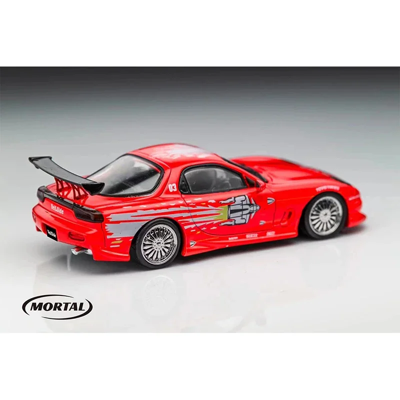 Mortal 1:64 RX7 FD3S Veilside Fortune FNF DOM`S литая под давлением диорама модель автомобиля