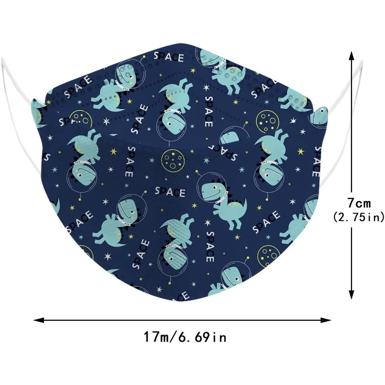 50 шт. одноразовые маски для лица с 3d-рисунком Рыбок |