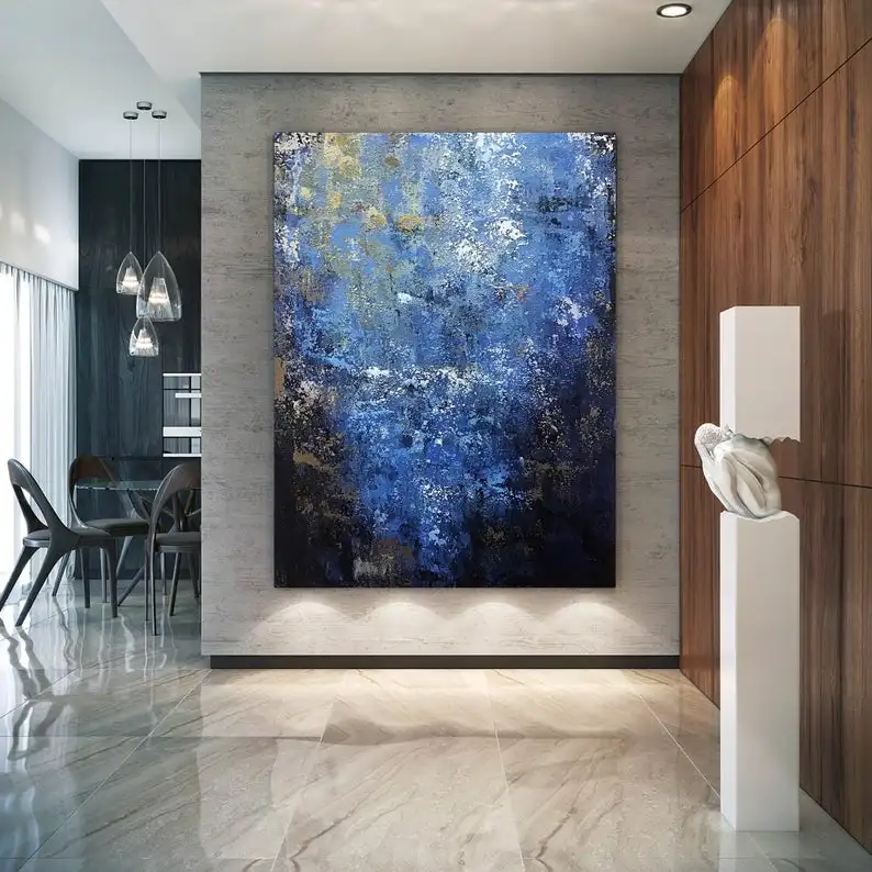 

Large Abstract Painting,Modern abstract painting,unique painting art,palette knife canvas,acrylic abstract,textured art Big huge