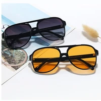 men women retro large frame sunglasses unisex fashion design oversized sun glasses ladies candy color outdoor travel eyewear