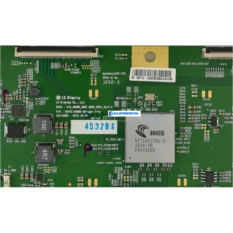 Чип для Sony KD-49X7066D 55X7000D Tcon 6870C-0598A