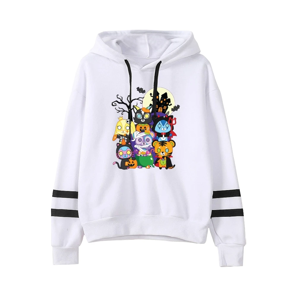 

ItsFunneh Krew District Merch унисекс безкарманные параллельные толстовки с рукавами с полосками Женская Мужская толстовка 2022 забавная одежда
