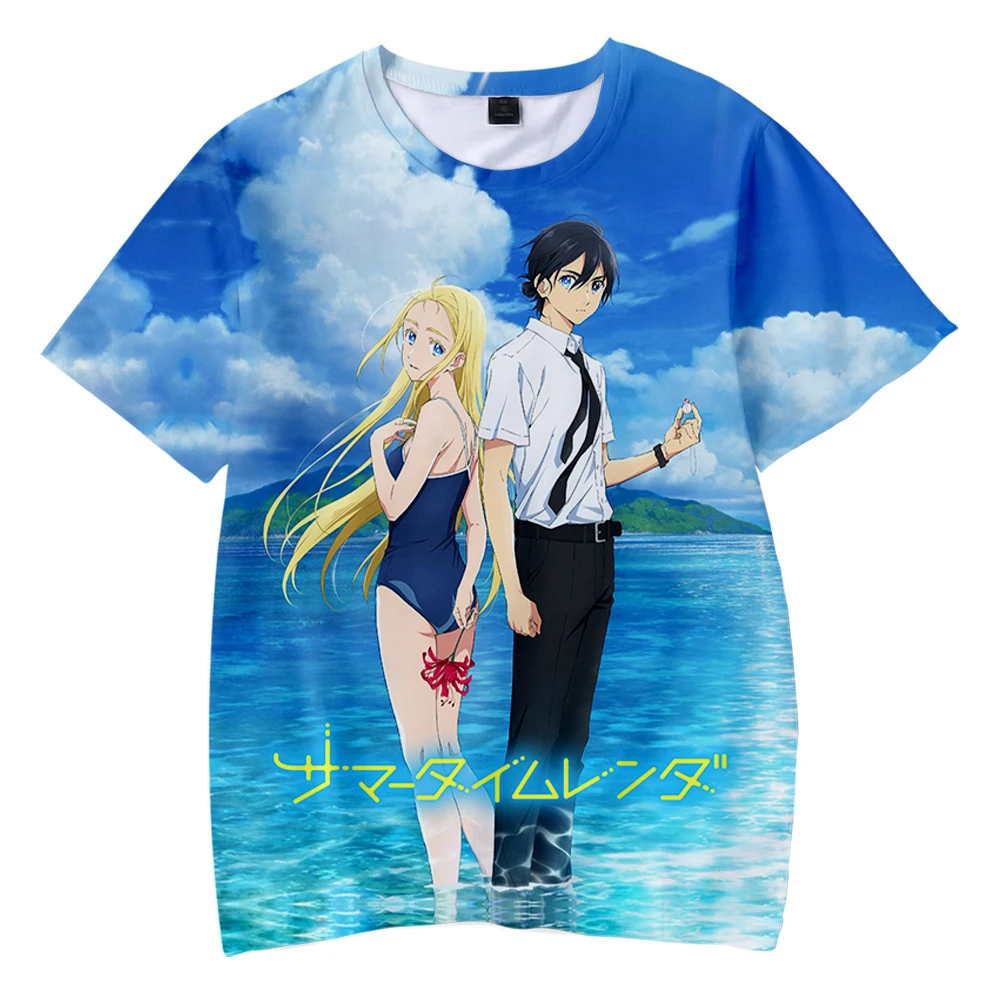 

Summer Time Rendering Tshirt 3D Crewneck Short Sleeve Women Men's Tshirts Harajuku Streetwear Japanese Anime Clothes Plus Size