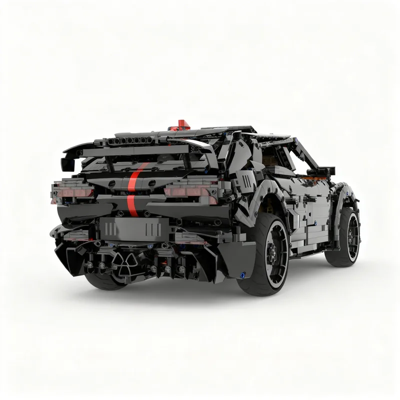 Фото 3962 детали MOC Mansory Venatus Black Lamborghini Urus: Конструктор, игрушка, строительные блоки, подарок на Рождество, день рождения, креативный DIY-набор №3