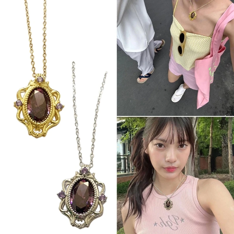 Элегантный аксессуар для ожерелья модный кулон с бриллиантами ключичная цепочка