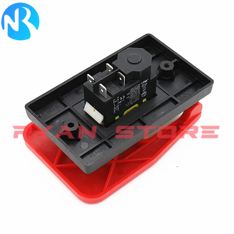 1 шт. KJD17B 16 4/5Pin настольные пилы электромагнитный кнопочный переключатель А 220-240 в