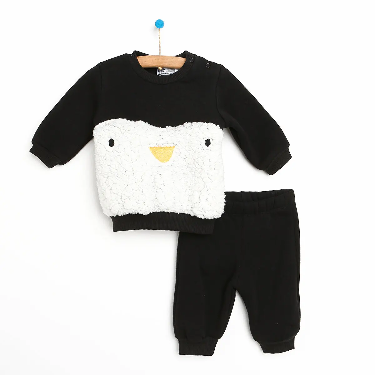 

ebebek Hellobaby Yenidoğan Hayvan Figürlü Pelüş Sweatshirt-patiksiz Alt 2li Takım