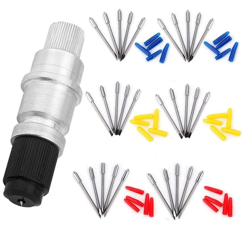 

CB09 Blade For Silhouette Graphtec Holder With 30 Pcs Blade Vinyl Cutter Plotter 30/45/60 Degree CB09 CB09U Knife Holder