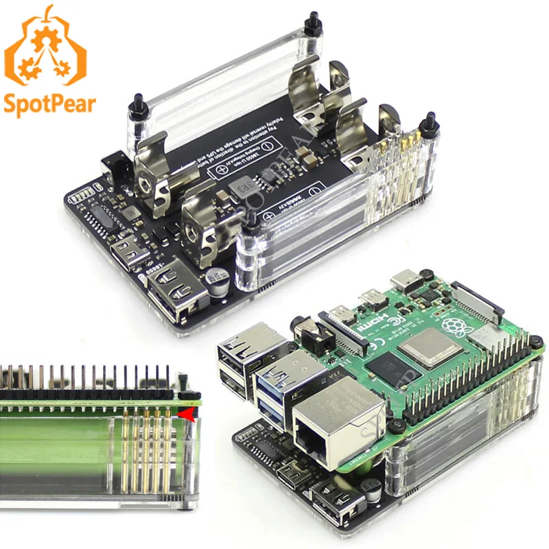 

Raspberry pi UPS плата расширения мощности с RTC, измерение, 5 В