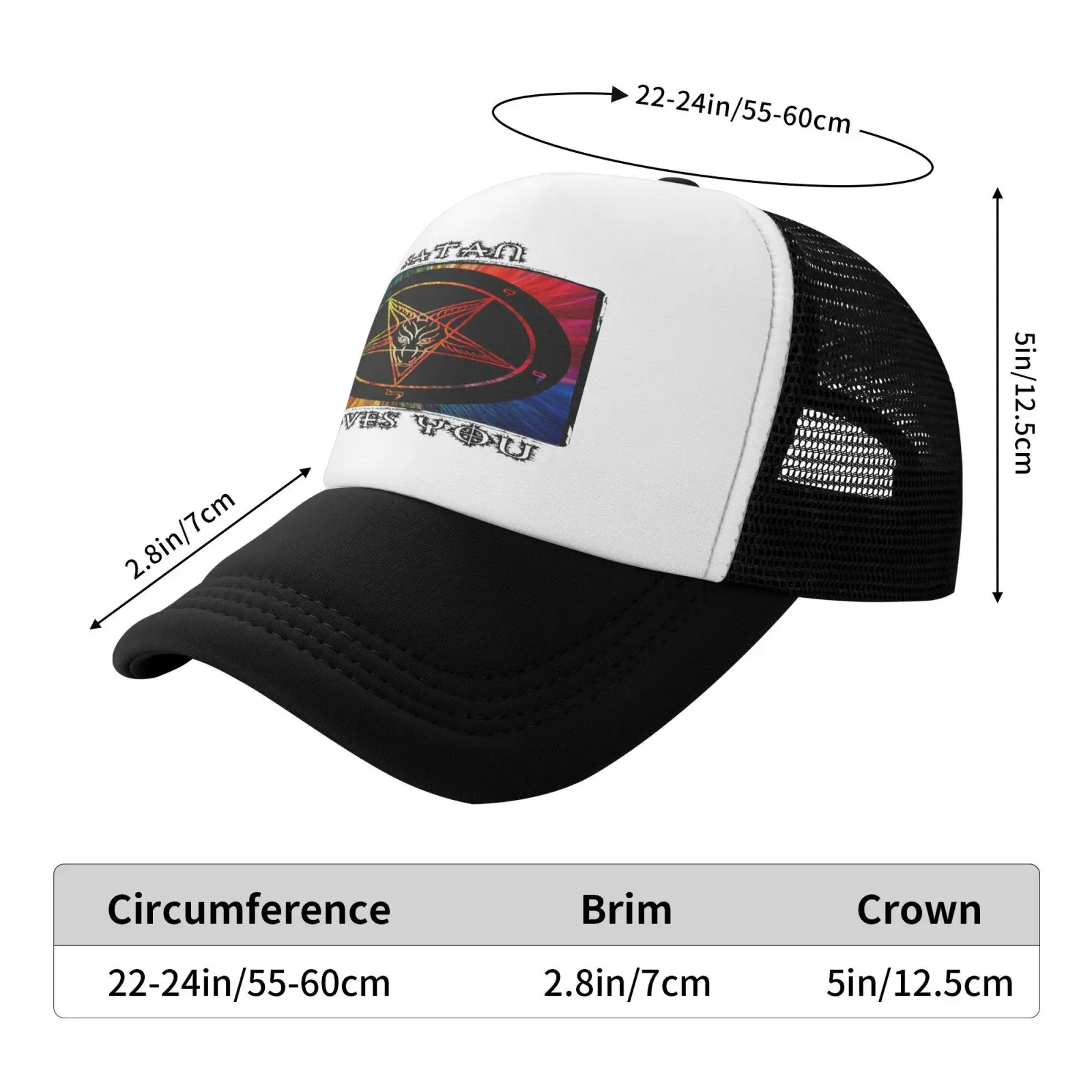 Church Ofloves You God Death 666 Cap Male Baseball Beret Women's Hat Bucket Caps Men's Winter Cowboy Hats |