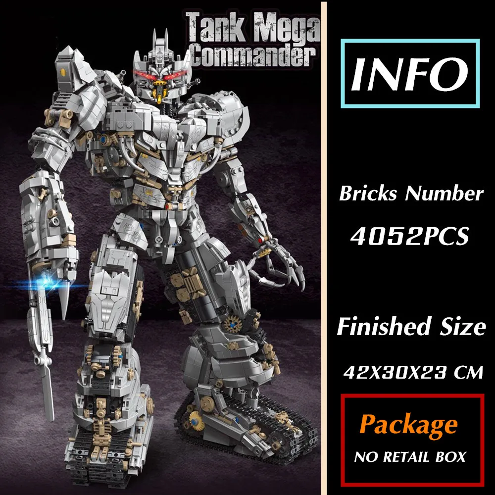 

4052PCS Transformation Megatrons Mega Commander Deformation Robot Figures Building Brick Block Gift Toy Boys Set Christmas