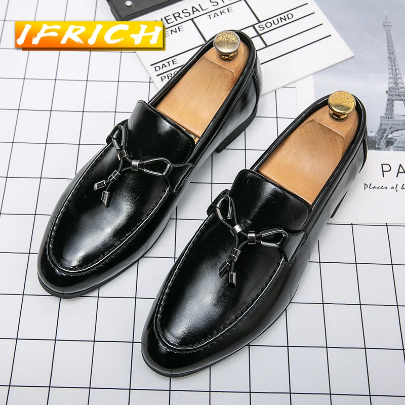 

2022 New Casual Brand Shoes For Men Comfortable Loafers Shoes Mens Good Quality Casual Shoe Fashion Tassel Loafers Mens Shoes