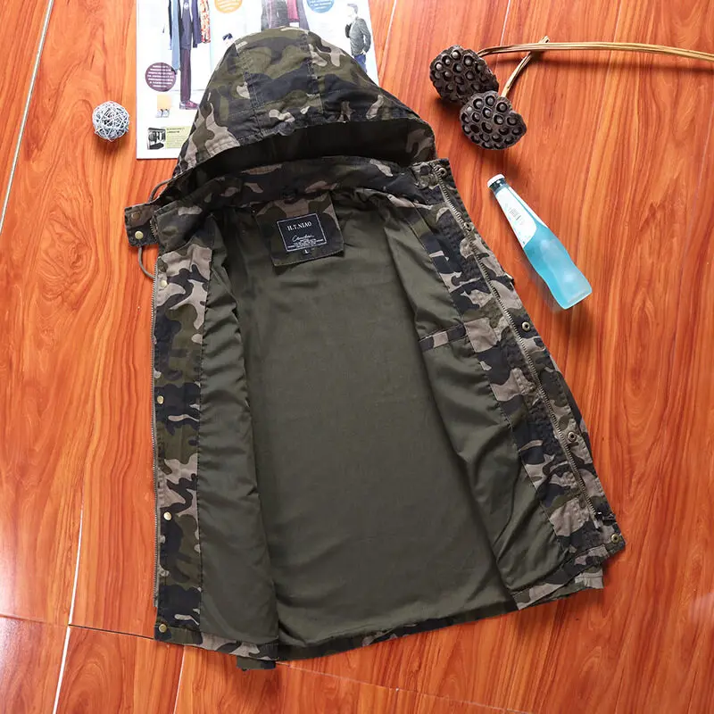Куртка мужская камуфляжная в стиле милитари весна-осень 2022 |