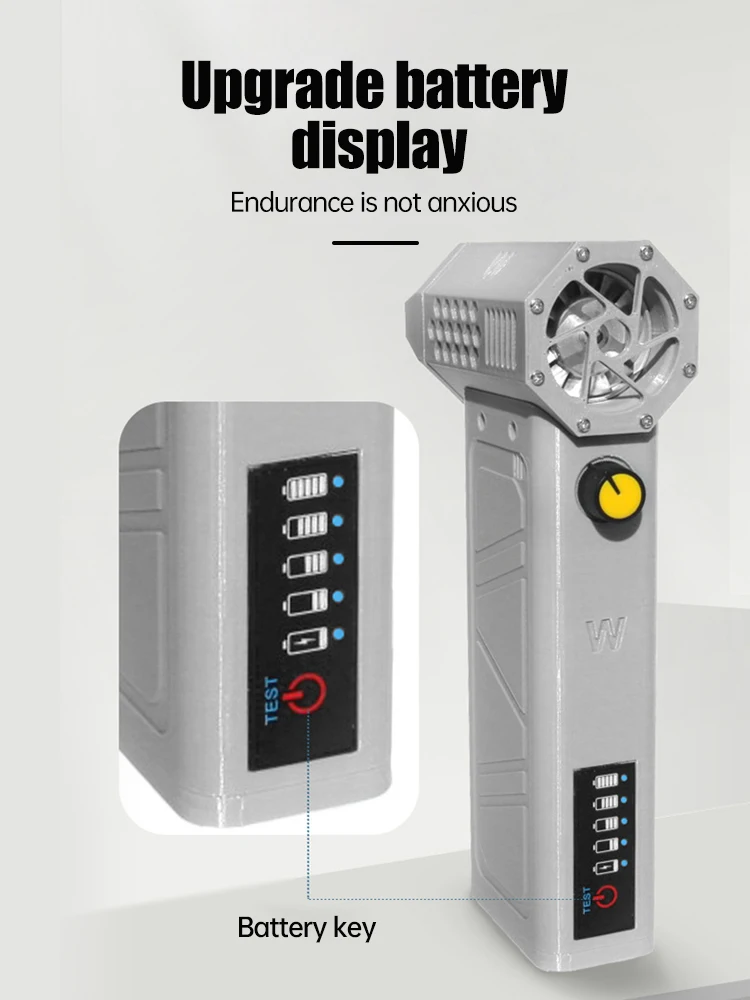 Воздуходувка с бесщеточным двигателем 140000 об/мин 52 м/с