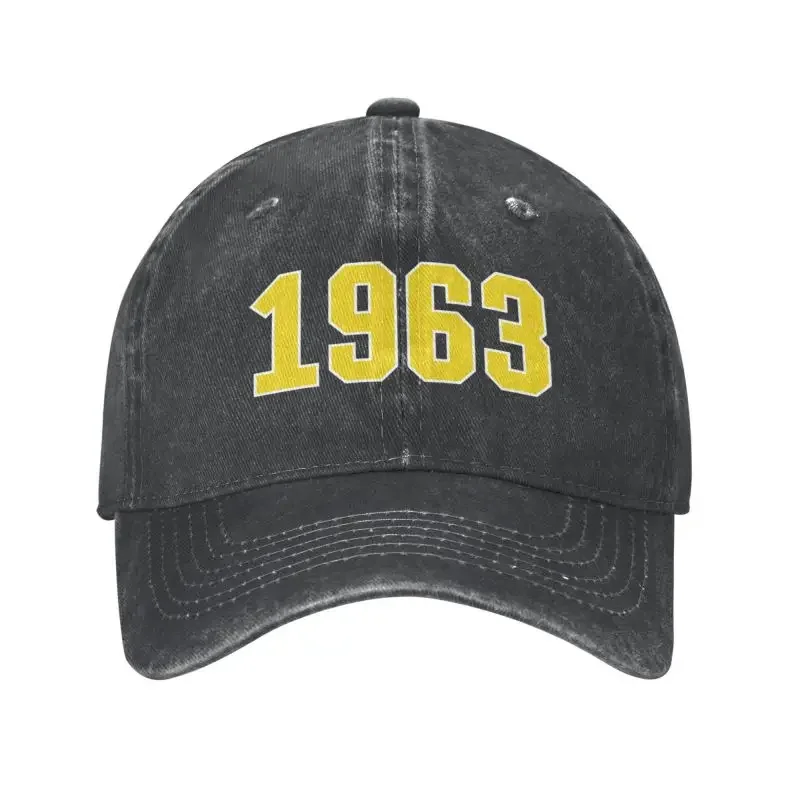 

Cool Cotton Born In 1963 Baseball Cap Women Men Personalized Adjustable Adult 60 Years Old Gifts 60th Birthday Dad Hat Hip Hop