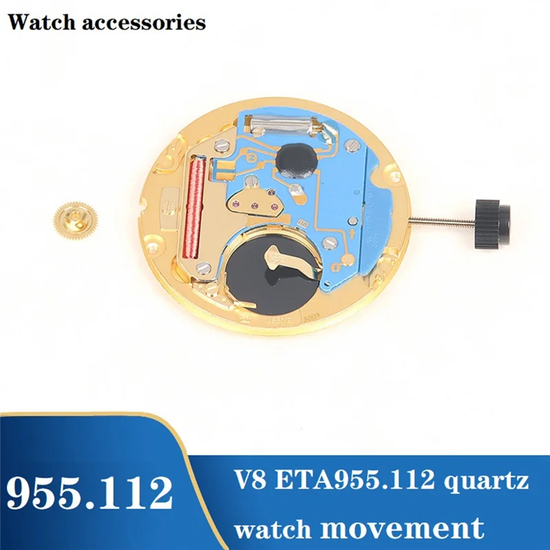 Механизм 955 112 V8 ETA955.112 955112 кварцевые часы с календарем высокоточный механический