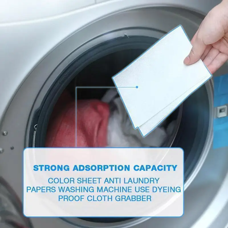 

240Pcs Anti-Dyeing Color Absorption Sheet Mixed Dyeing Proof Color Absorption Sheet Anti Dyed Cloth Laundry Grabber Cloth