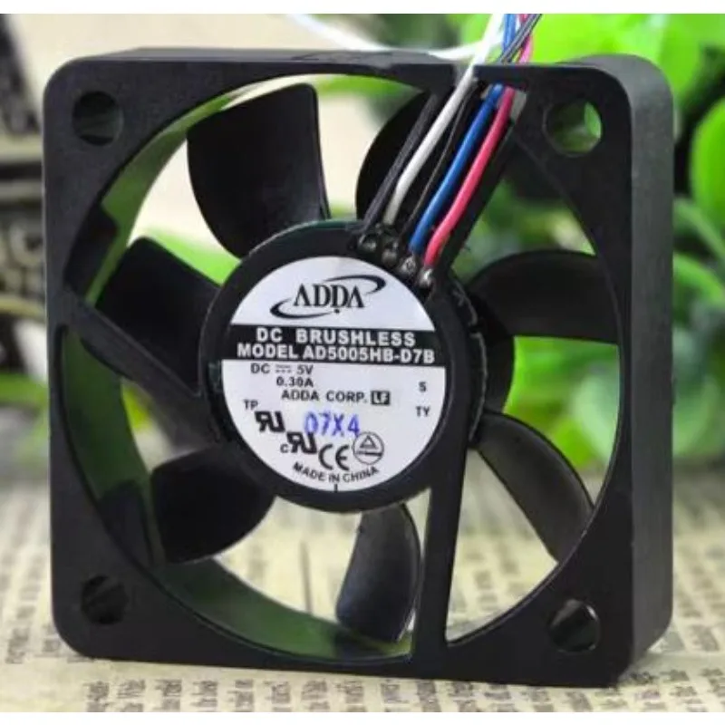 Новый вентилятор ЦП для ADDA AD5005HB-D7B 5015 5V 0.30A 5CM 4-проводной вентилятор охлаждения ШИМ 50*50*15 мм