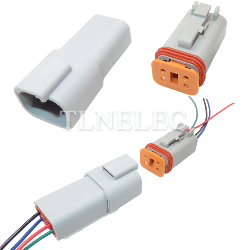 4-контактный разъем для автомобильного штекера, гнездовой разъем для кабеля с проводами, автомобильная проводка, розетка для розеток, Φ