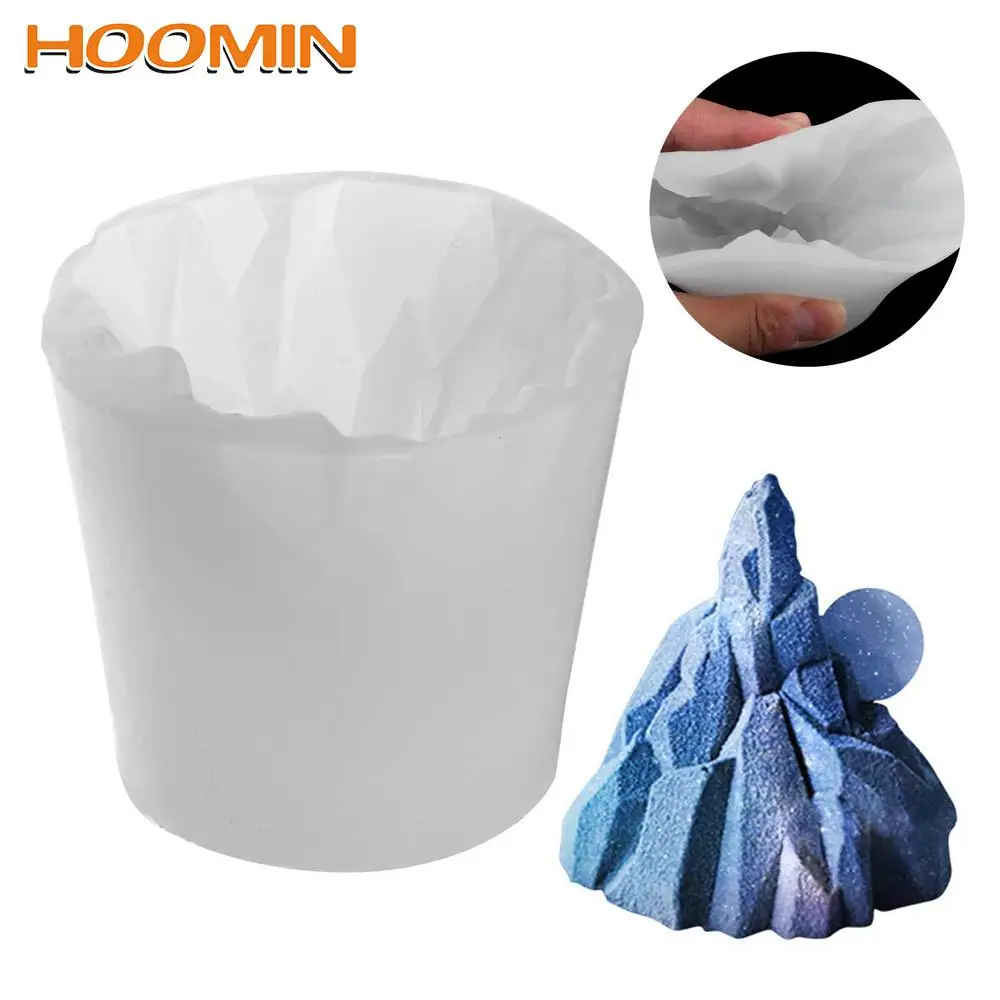 

Christmas Decorative Molds Fondant Moule DIY Decorating Tools 3D Iceberg Silicone Cake Mold Handmade Mold