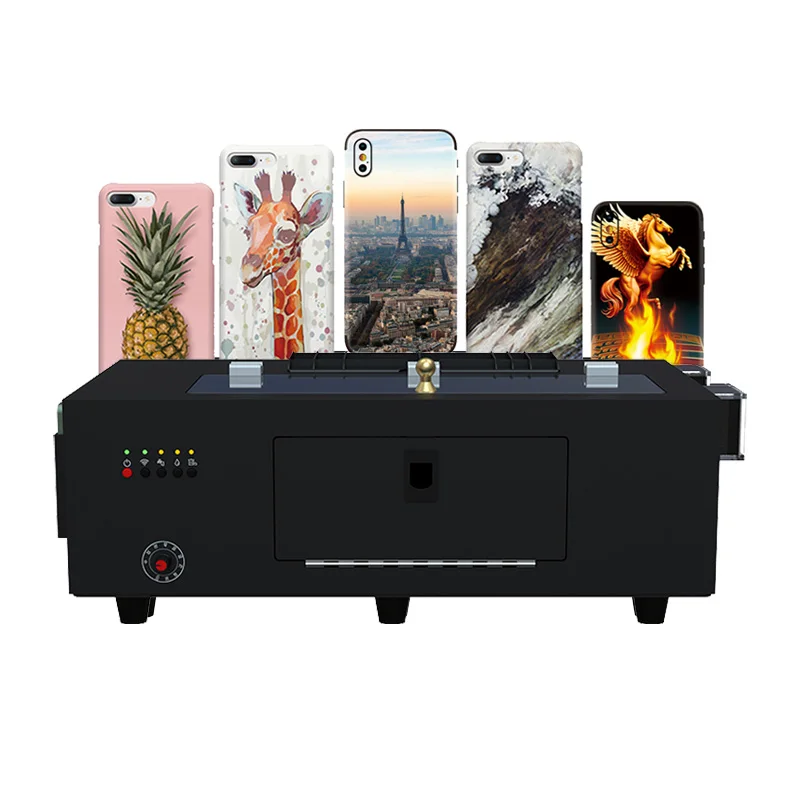 

Eco-Friendly 5760x1440dpi HD UV Inkjet A4 Mini Flatbed Printer 3D Effect Colorful Back Skin Sticker Film Sheet Digital Printer