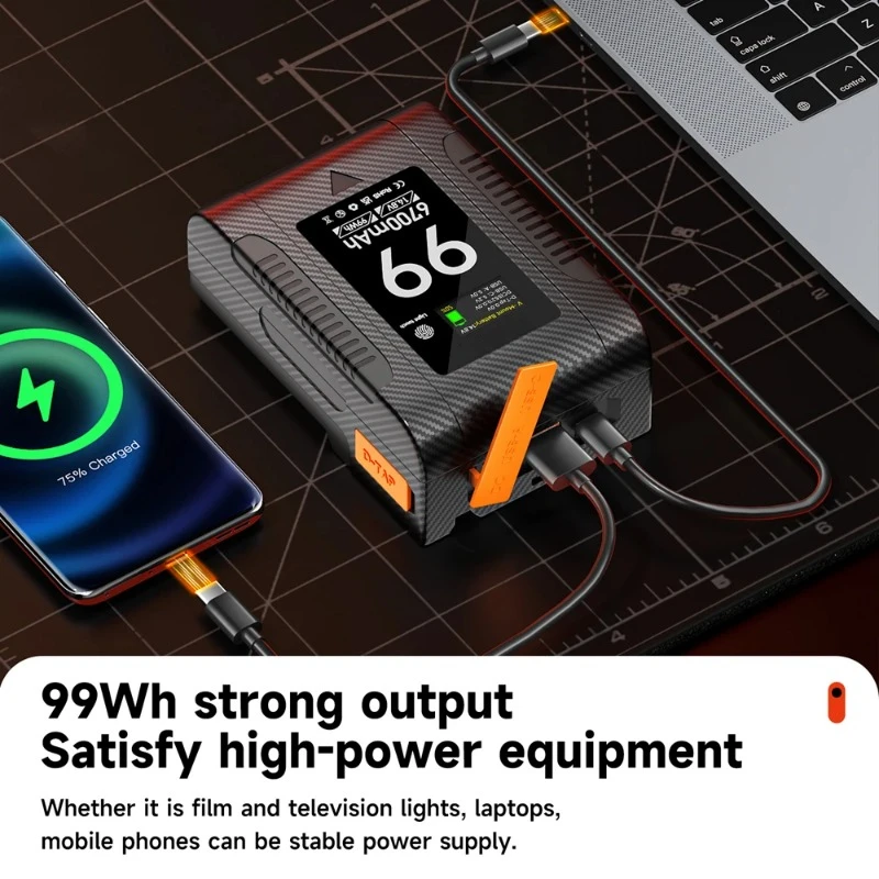 99 Втч BP-99V Аккумулятор с V-образным креплением/V-Lock для камер Видеокамеры Большие