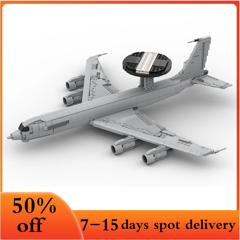 

Flight Series Boeing E-3 Sentry Colours Aircraft MOC-130230 Building Block Model Set Originality DIY Child Toys Christmas Gifts