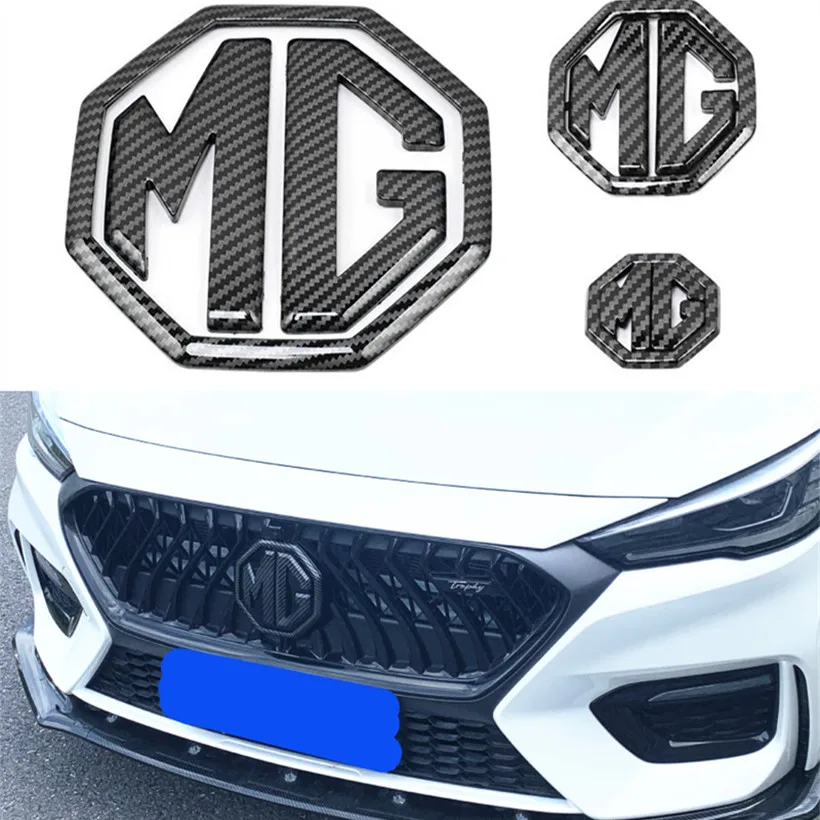 

3Pcs/set Car Logo Styling Stickers For New MG 6 MG ZS HS Car Rear Emblem Front Grille Badge High-end Decals Auto Decoration