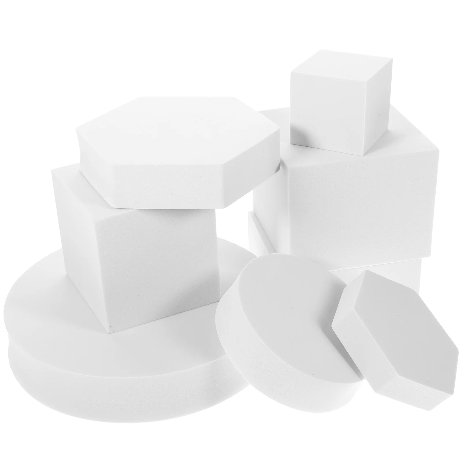 

8 Pcs Geometric Three-dimensional Ornaments Photo Props Makeups Photoshoot Products Geometry Cube Decorative